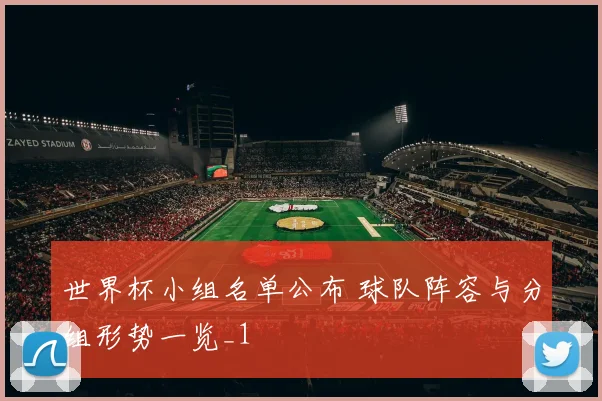 世界杯小组名单公布 球队阵容与分组形势一览_1